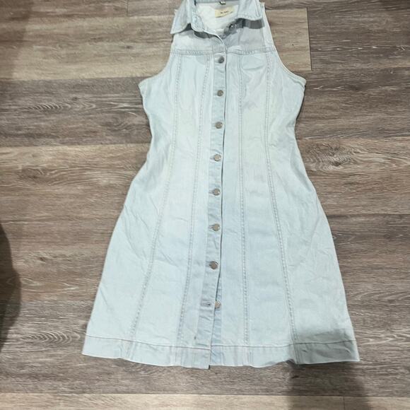 DL1961 Payton Button Front Denim Button Down Mini Dress XS - Picture 7 of 7